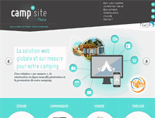 Tablet Screenshot of camp-site.fr